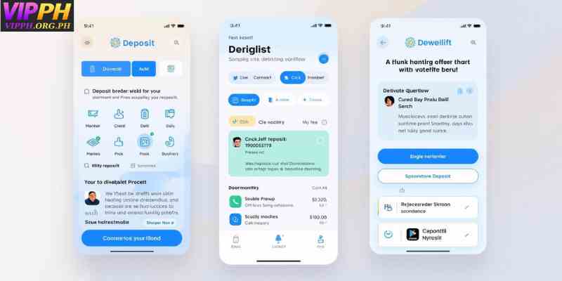 A secure mobile interface makes depositing simple and fast