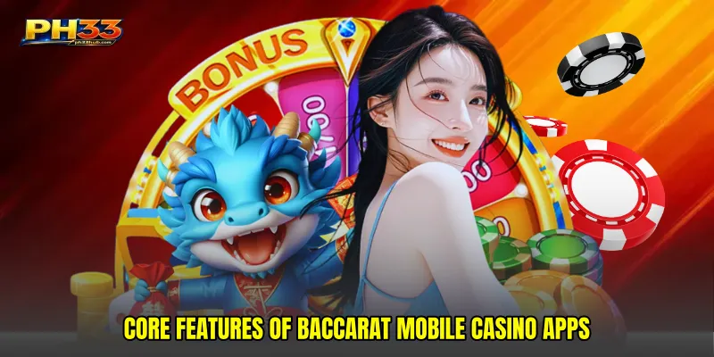 Core Features of Baccarat mobile casino Apps