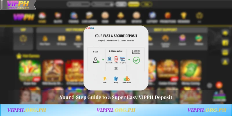 Your 3-Step Guide to a Super Easy VIPPH Deposit