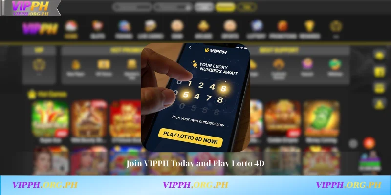 Join VIPPH Today and Play Lotto 4D