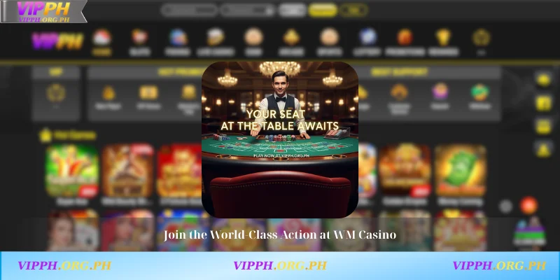 Join the World-Class Action at WM Casino